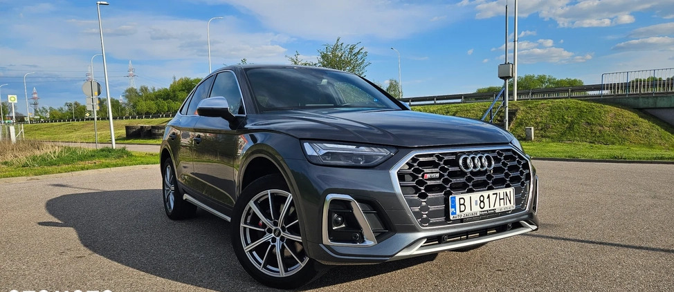 samochody osobowe Audi SQ5 cena 214000 przebieg: 26000, rok produkcji 2021 z Białystok